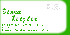 diana retzler business card